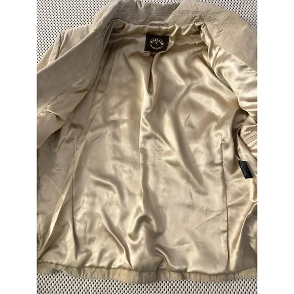 VTG Suede Leather Western Blazer Jacket Women Size M/L Floral Embroidered Boho - Picture 10 of 12